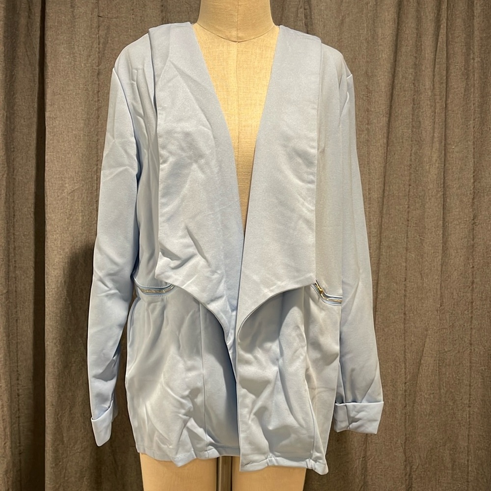 Pale blue blazer